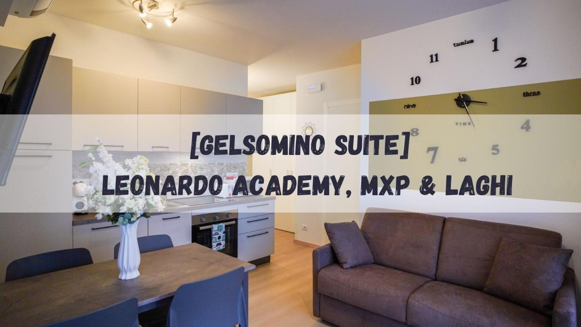 Gelsomino Suite Leonardo Academy, Mxp & Laghi Sesto Calende Exteriér fotografie